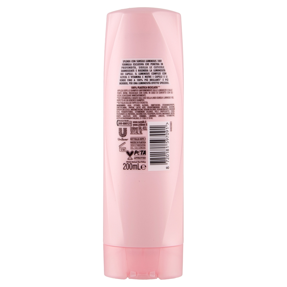 sunsilk Luminous 100 Balsamo 200 mL